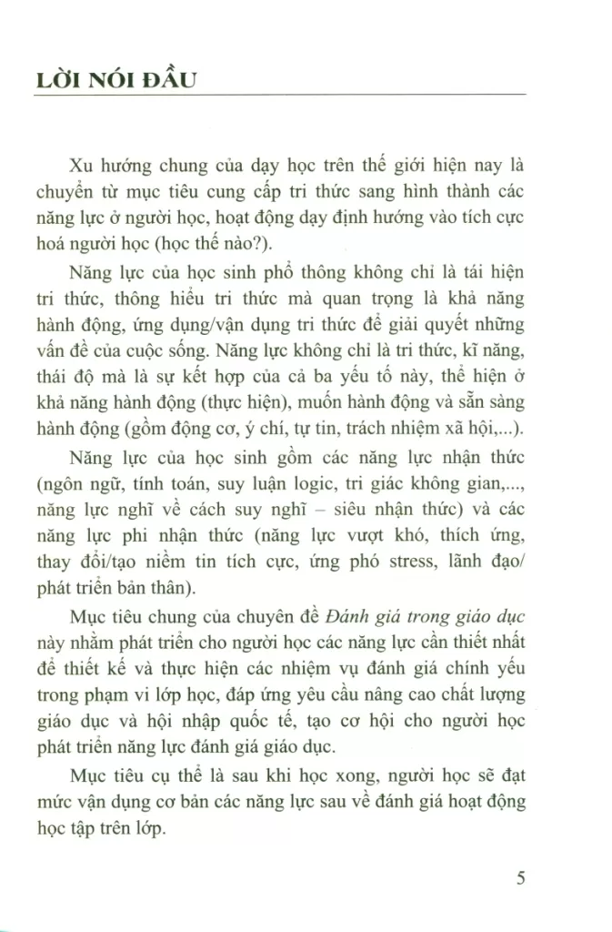 KIỂM TRA, ĐÁNH GIÁ TRONG GIÁO DỤC